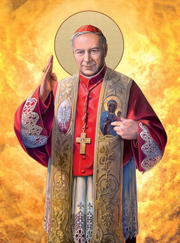 Plakat religijny Błogosławiony Kardynał Wyszyński