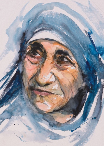 Plakat Święta Matka Teresa z Kalkuty
