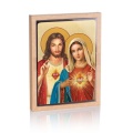 Ikona religijna Serce Maryi i Serce Jezusa w opakowaniu