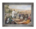 Obraz religijny Jezus Chrystus Wjazd do Jerozolimy - rama srebrna