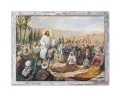 Obraz religijny Jezus Chrystus Wjazd do Jerozolimy - szara przecierana