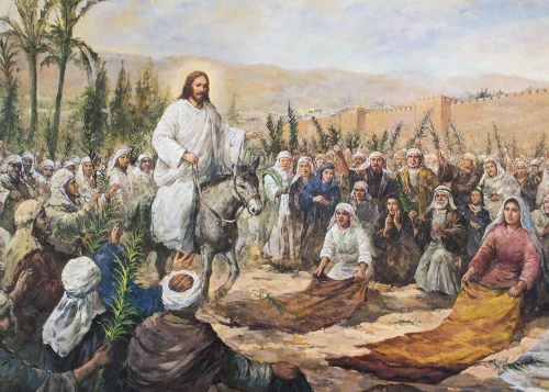 Plakat Jezus Chrystus - Wjazd do Jerozolimy