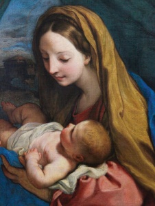 Plakat religijny Matka Boża z Dzieciątkiem Jezus