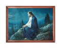 Obraz religijny Jezus Chrystus w ramie drewnianej