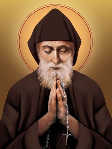 Plakat Święty Charbel