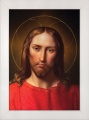 Obraz religijny Jezus Chrystus - rama biała