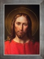 Obraz religijny Jezus Chrystus - rama srebrna