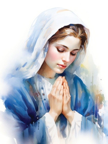 Plakat Religijny Matka Boża