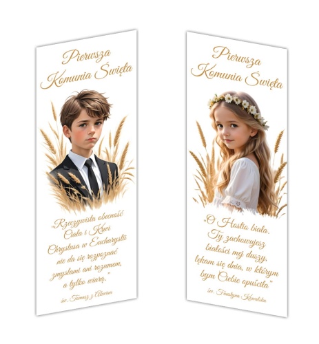 Zestaw banerów na Pierwszą Komunię Świętą