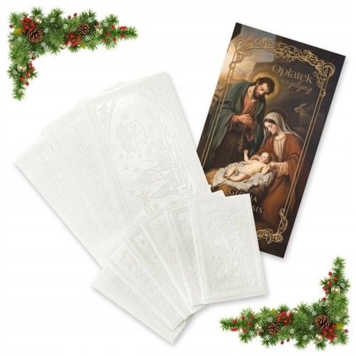 Zestaw opłatków wigilijnych (3 duże + 6 małych) - 100 paczek w kartonie