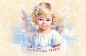 Puzzle Anioł Stróż - 10 szt.