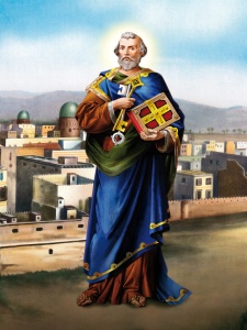 Plakat religijny Święty Piotr