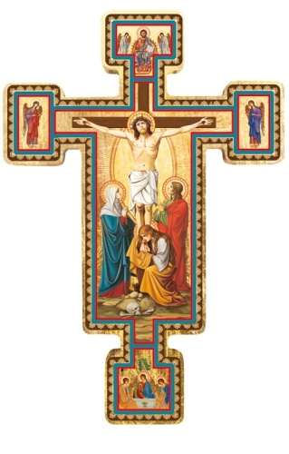 Krzyż z wizerunkiem ukrzyżowanego Jezusa Chrystusa