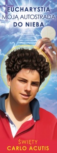 Baner religijny - Święty Carlo Acutis 75x200 cm