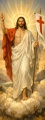 Baner religijny - Jezus Zmartwychwstały - Alleluja! 75x200 cm