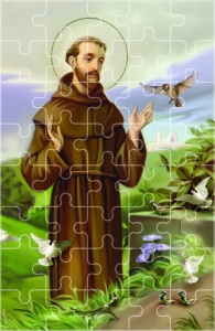Puzzle - Święty Franciszek - 10 szt.