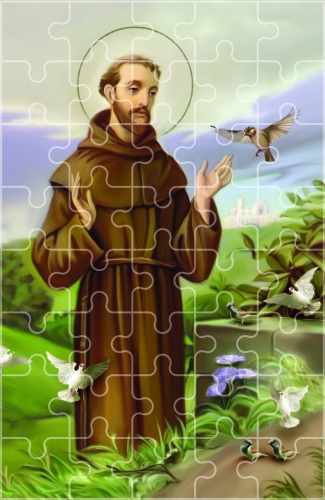 Puzzle - Święty Franciszek - 10 szt.