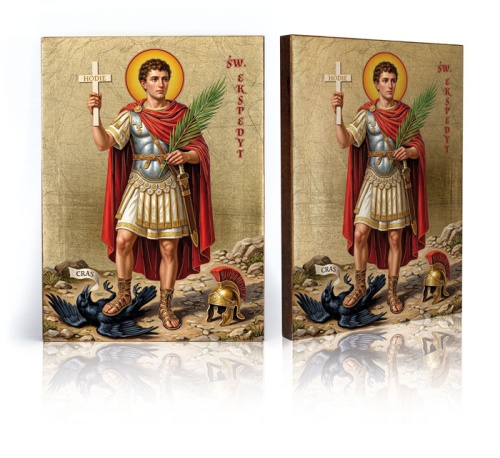 Ikona religijna Święty Ekspedyt - patron spraw pilnych