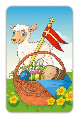 Magnesy Wielkanocne - Baranek Wielkanocny - 10 szt.