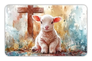 Magnesy Wielkanocne - Baranek Wielkanocny - 10 szt. 