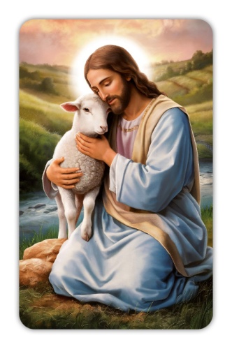 Magnesy Wielkanocne - Dobry Pasterz 10 szt.