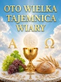 Baner na Boże Ciało "Oto wielka tajemnica wiary" 75x100 cm