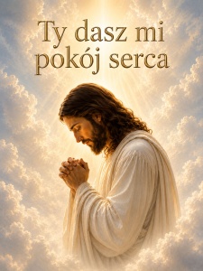 Baner na Boże Ciało "Ty dasz mi pokój serca" 75x100 cm