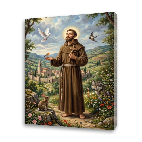 Obraz na płótnie Święty Franciszek z Asyżu