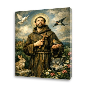 Obraz na płótnie Święty Franciszek z Asyżu