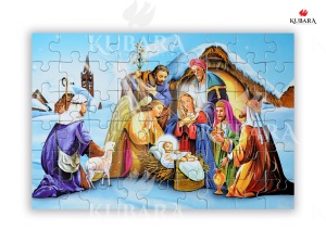 Puzzle Boże Narodzenie - 10 szt.