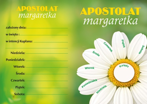 Apostolat Margaretka - folder - 25 szt.
