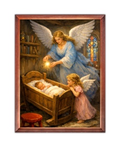 Obraz religijny dla dzieci Anioł Stróż  