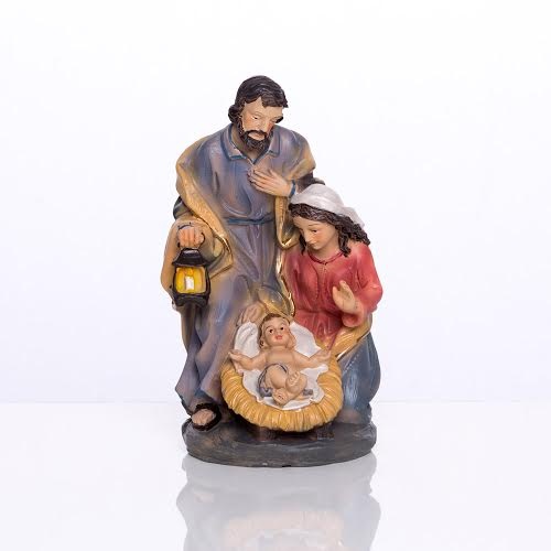 Szopka bożonarodzeniowa - Święta Rodzina - 12,5 cm - Classic