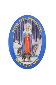 Naklejki na świece Matka Boża Gromniczna - 25 arkuszy 