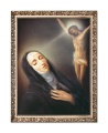 Obraz religijny Święta Rita w ramie z ornamentem