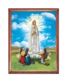Obraz święty Matka Boża Fatimska w drewnianej ramie