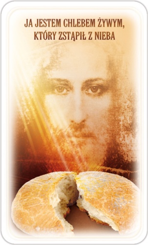 Obrazki z Symbolami Eucharystycznymi.
