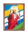 Obraz religijny Święty Jan Paweł II w drewnianej ramie