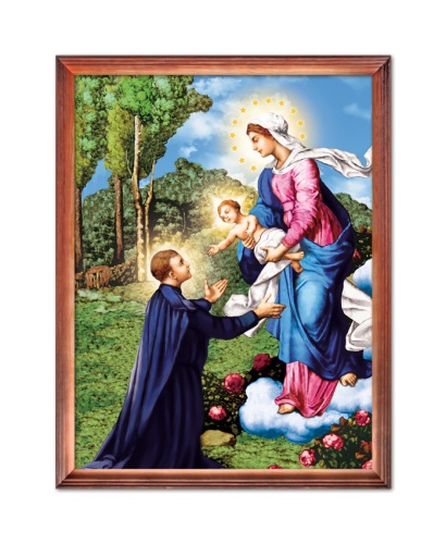 Obraz Święty Stanisław Kostka w drewnianej ramie