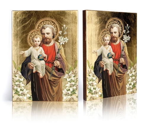 ikona Święty Józef z Dzieciątkiem Jezus