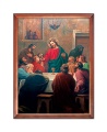 Obraz święty Ostatnia Wieczerza w drewnianej ramie