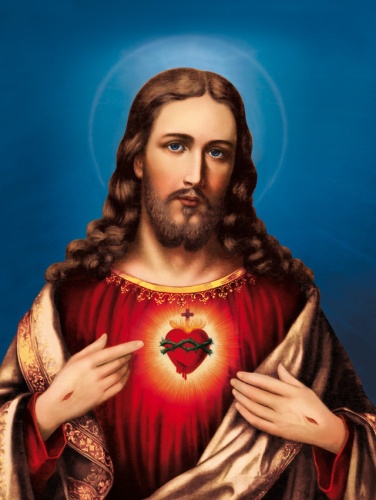 Plakat Religijny wzór 080. Serce Jezusa.