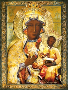 Plakat Religijny Matka Boża Częstochowska