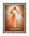 Obraz religijny Jezus Ufam Tobie, Jezus Miłosierny w ramie z ornamentem