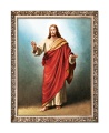 Obraz religijny Święty Jezus Chrystus w ramie z ornamentem