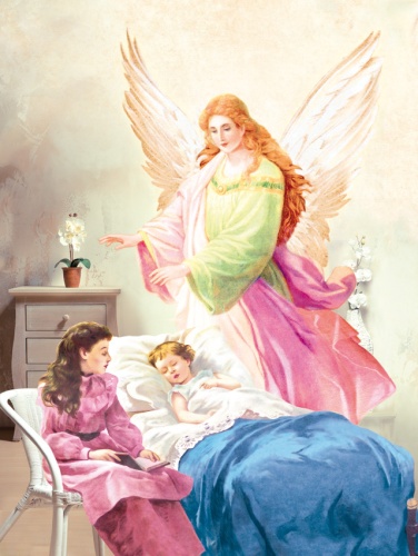 Plakat Religijny wzór 133. Anioł Stróż