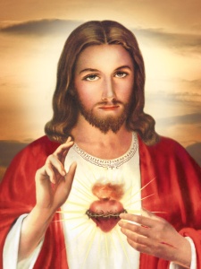 Plakat religijny Jezus Chrystus - Serce Jezusa