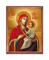Obraz religijny Matka Boża i Dzieciątko Jezus w drewnianej ramie