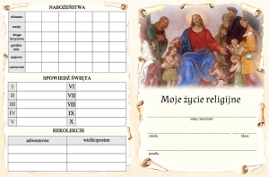 Dzienniczek życia religijnego - 25 szt.