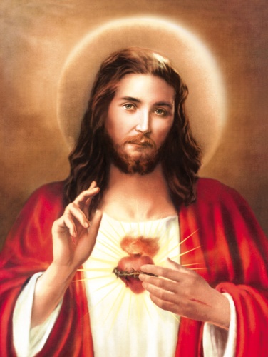 Plakat Religijny wzór 068. Serce Pana Jezusa